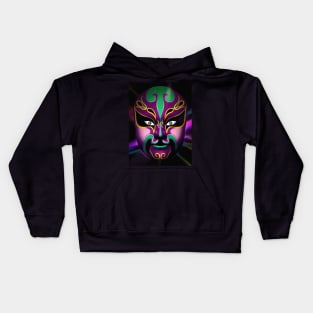 Chinese Opera Mask EVA-01 V2 Kids Hoodie